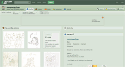 Desktop Screenshot of moemoechan.deviantart.com