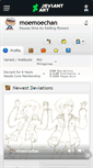 Mobile Screenshot of moemoechan.deviantart.com