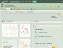 Tablet Screenshot of moemoechan.deviantart.com