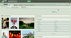 Desktop Screenshot of fgnight.deviantart.com