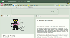 Desktop Screenshot of director-julius.deviantart.com