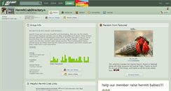 Desktop Screenshot of hermitcrabdirectory.deviantart.com