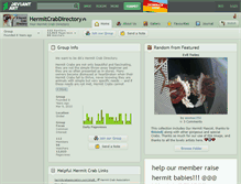 Tablet Screenshot of hermitcrabdirectory.deviantart.com