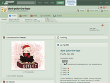 Tablet Screenshot of dont-poke-the-bear.deviantart.com