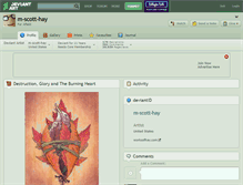 Tablet Screenshot of m-scott-hay.deviantart.com