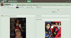 Desktop Screenshot of cryinggypsy.deviantart.com