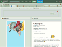 Tablet Screenshot of analais.deviantart.com