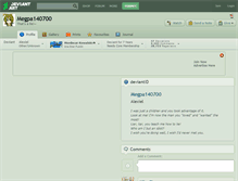 Tablet Screenshot of megpa140700.deviantart.com