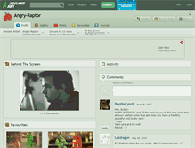 Tablet Screenshot of angry-raptor.deviantart.com