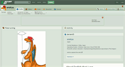 Desktop Screenshot of ensiryu.deviantart.com