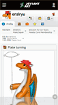 Mobile Screenshot of ensiryu.deviantart.com