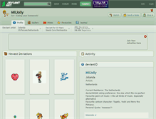 Tablet Screenshot of miijolly.deviantart.com