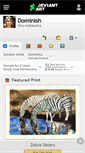 Mobile Screenshot of dominish.deviantart.com