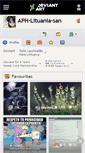 Mobile Screenshot of aph-lituania-san.deviantart.com