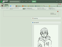 Tablet Screenshot of nmna.deviantart.com