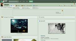 Desktop Screenshot of kahmira.deviantart.com
