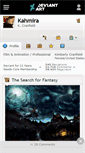 Mobile Screenshot of kahmira.deviantart.com