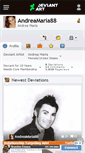Mobile Screenshot of andreamaria88.deviantart.com