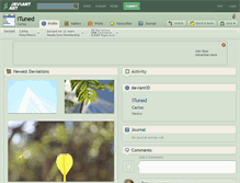 Tablet Screenshot of ituned.deviantart.com