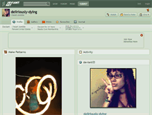 Tablet Screenshot of deliriously-dying.deviantart.com