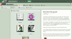 Desktop Screenshot of fake-bands.deviantart.com