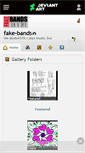 Mobile Screenshot of fake-bands.deviantart.com