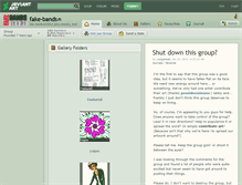 Tablet Screenshot of fake-bands.deviantart.com