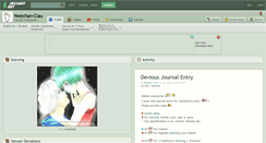 Desktop Screenshot of neechan-clau.deviantart.com