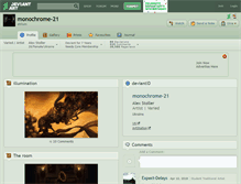 Tablet Screenshot of monochrome-21.deviantart.com