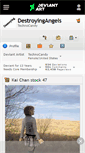 Mobile Screenshot of destroyingangels.deviantart.com