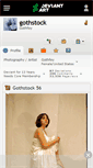 Mobile Screenshot of gothstock.deviantart.com