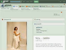 Tablet Screenshot of gothstock.deviantart.com