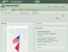 Tablet Screenshot of leathernecksquare.deviantart.com