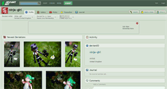 Desktop Screenshot of ninja--girl.deviantart.com