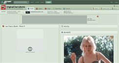 Desktop Screenshot of originalcherrybomb.deviantart.com