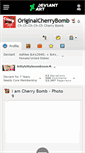 Mobile Screenshot of originalcherrybomb.deviantart.com