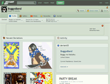 Tablet Screenshot of buggysband.deviantart.com