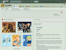 Tablet Screenshot of gg-tegaki.deviantart.com