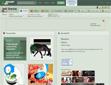 Tablet Screenshot of dracina.deviantart.com