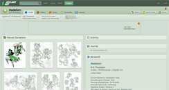 Desktop Screenshot of madatom.deviantart.com
