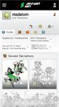 Mobile Screenshot of madatom.deviantart.com