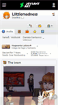 Mobile Screenshot of liittlemadness.deviantart.com