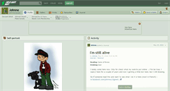 Desktop Screenshot of johnne.deviantart.com