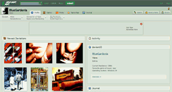 Desktop Screenshot of bluegardenia.deviantart.com