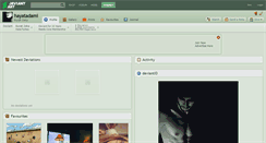 Desktop Screenshot of hayatadami.deviantart.com