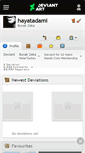 Mobile Screenshot of hayatadami.deviantart.com