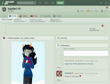 Tablet Screenshot of izzyfan119.deviantart.com