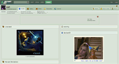 Desktop Screenshot of cori.deviantart.com