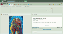 Desktop Screenshot of mickmac.deviantart.com