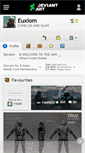 Mobile Screenshot of euxiom.deviantart.com